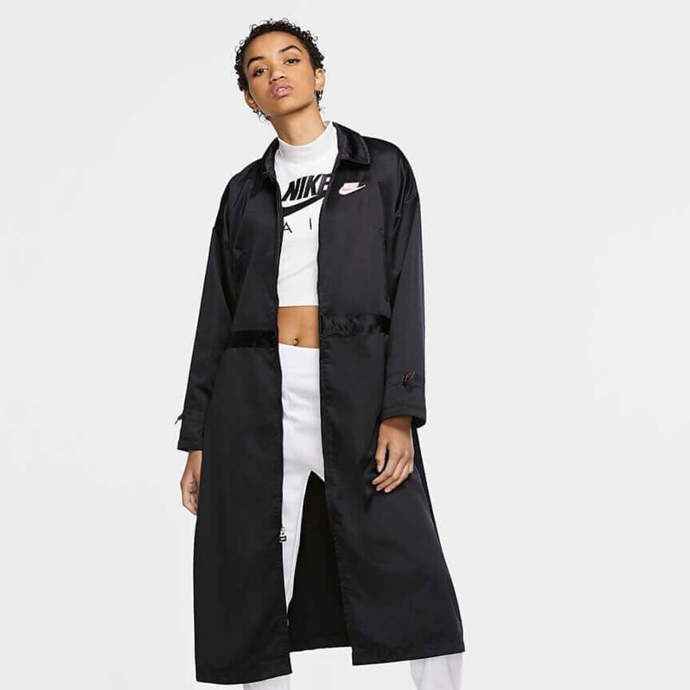 nike icon clash satin zip jacket - small